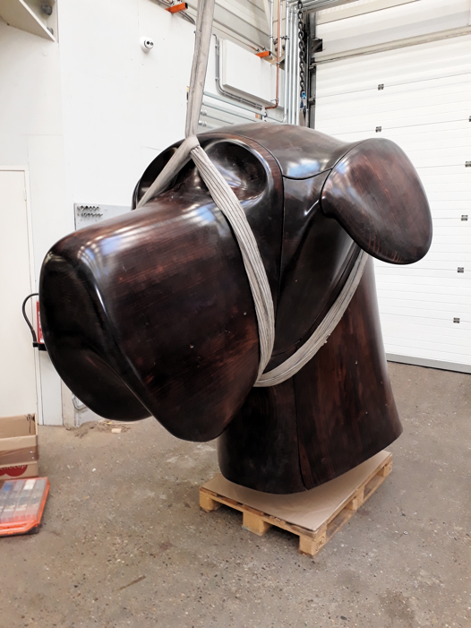 Mannes hoofd na lakken