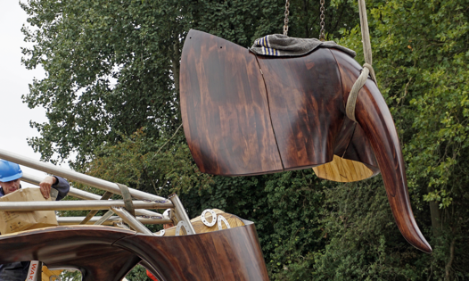 We beginnen bij de staart